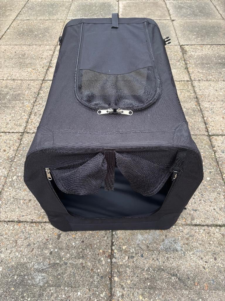 stoffen honden bench zwart inklapbaar, nieuw, Dieren en Toebehoren, Hondenbenches, Ophalen, Nieuw
