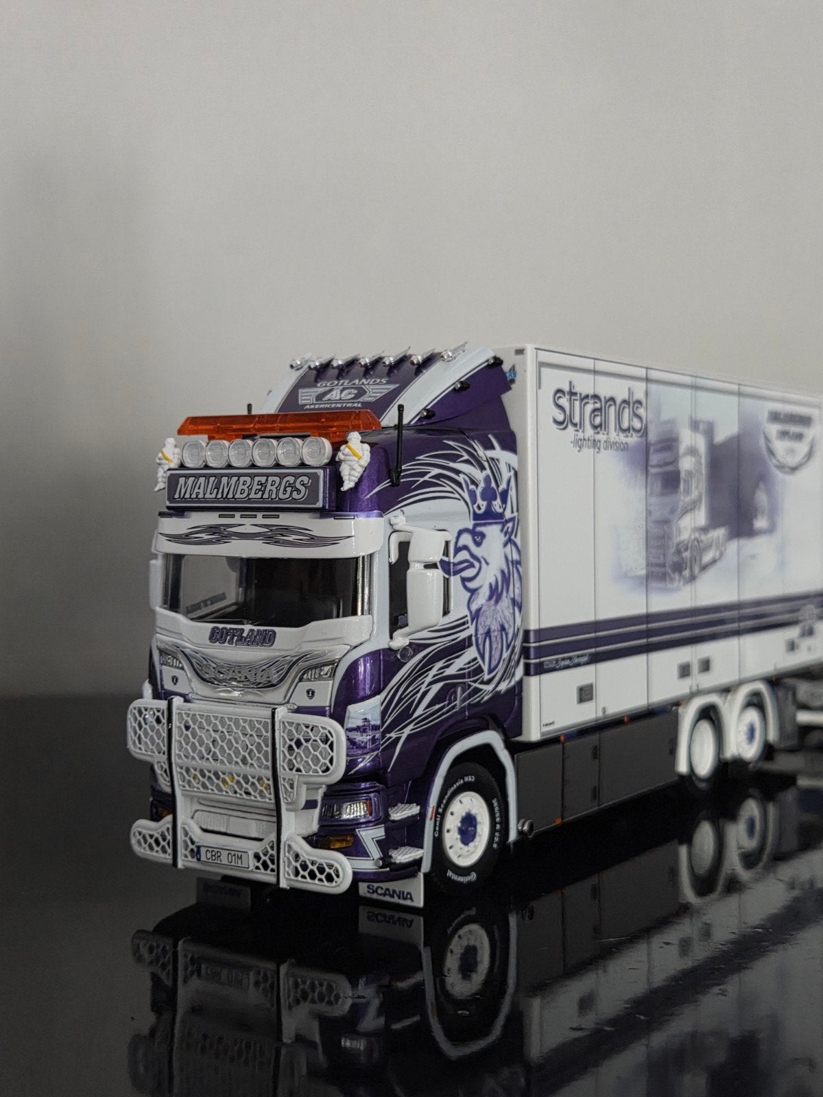 Tekno Malmbergs, Hobby en Vrije tijd, Modelauto's | 1:50, Ophalen, Zo goed als nieuw, Bus of Vrachtwagen, Tekno