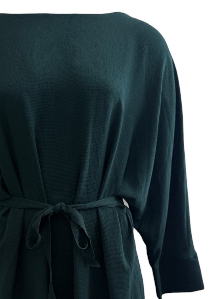By-Bar jurk L, Kleding | Dames, Jurken, Ophalen of Verzenden, Zo goed als nieuw, Onder de knie, Groen