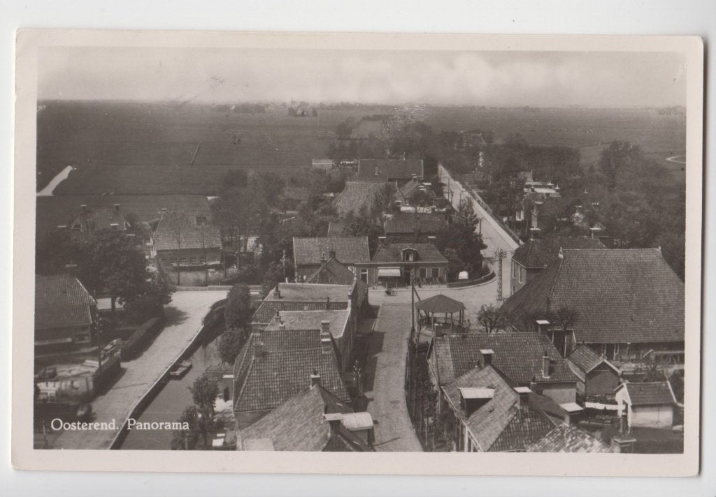 164 Oosterend, Panorama - Oude Ansichtkaart (1950) B78, Verzenden, 1940 tot 1960, Gelopen, Waddeneilanden