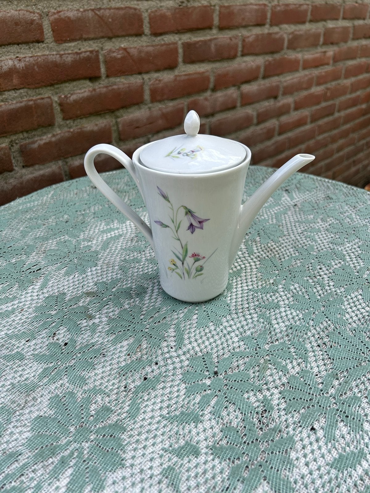 Porseleinen Koffiepot, Ophalen of Verzenden