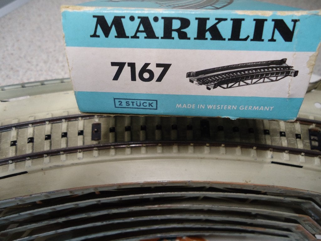 marklin brugdeel 7167, Ophalen, Wisselstroom, Gebruikt, Wagon