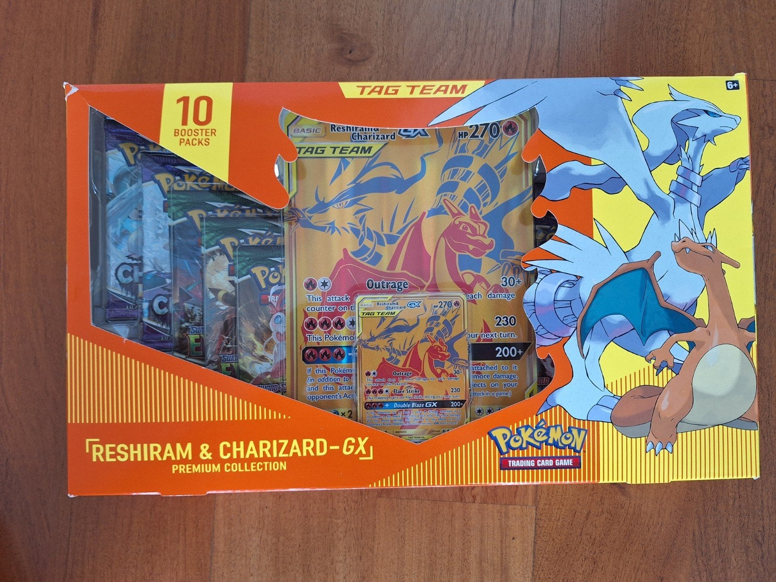 Tag Team Reshiram & Charizard GX Premium Collection, Ophalen, Nieuw, Overige typen, Foil