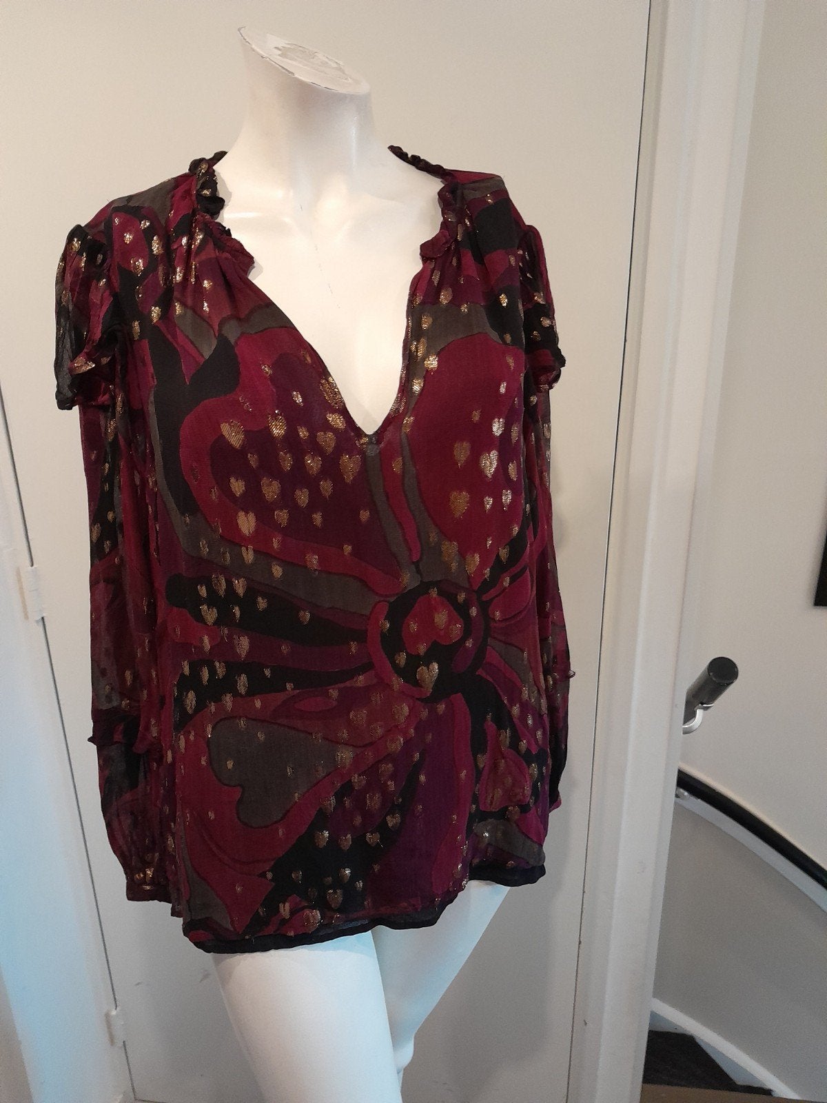 Mooie Fabienne Chapot blouse maat 42, Fabienne Chapot, Ophalen of Verzenden, Zo goed als nieuw, Maat 42/44 (L)