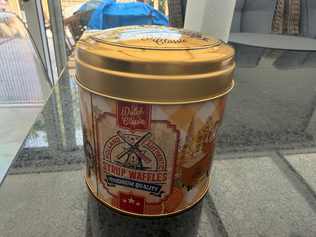 Blik voor stroopwafels, Ophalen of Verzenden, Nieuw, Koek(jes), Overige merken
