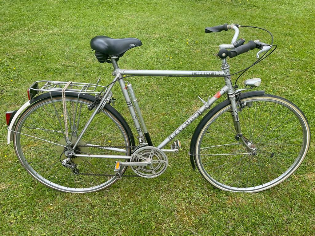 Herenfiets, Fietsen en Brommers, Fietsen | Oldtimers, 55 tot 59 cm, Ophalen