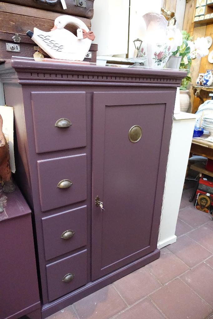 Roze/aubergine meidenkast met lades, Huis en Inrichting, Kasten | Overige, Zo goed als nieuw, Ophalen