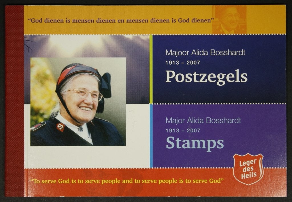 Persoonlijk Prestigeboekje Majoor Alida Bosshardt, Postzegels en Munten, Ophalen of Verzenden, Na 1940, Postfris