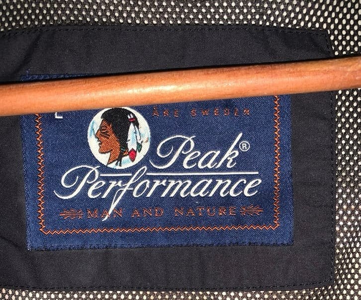 Peak Performance Gore-Tex Jas Maat L - Oranje/Grijs/Wit, Kleding | Heren, Ophalen of Verzenden, Zo goed als nieuw, Maat 52/54 (L)