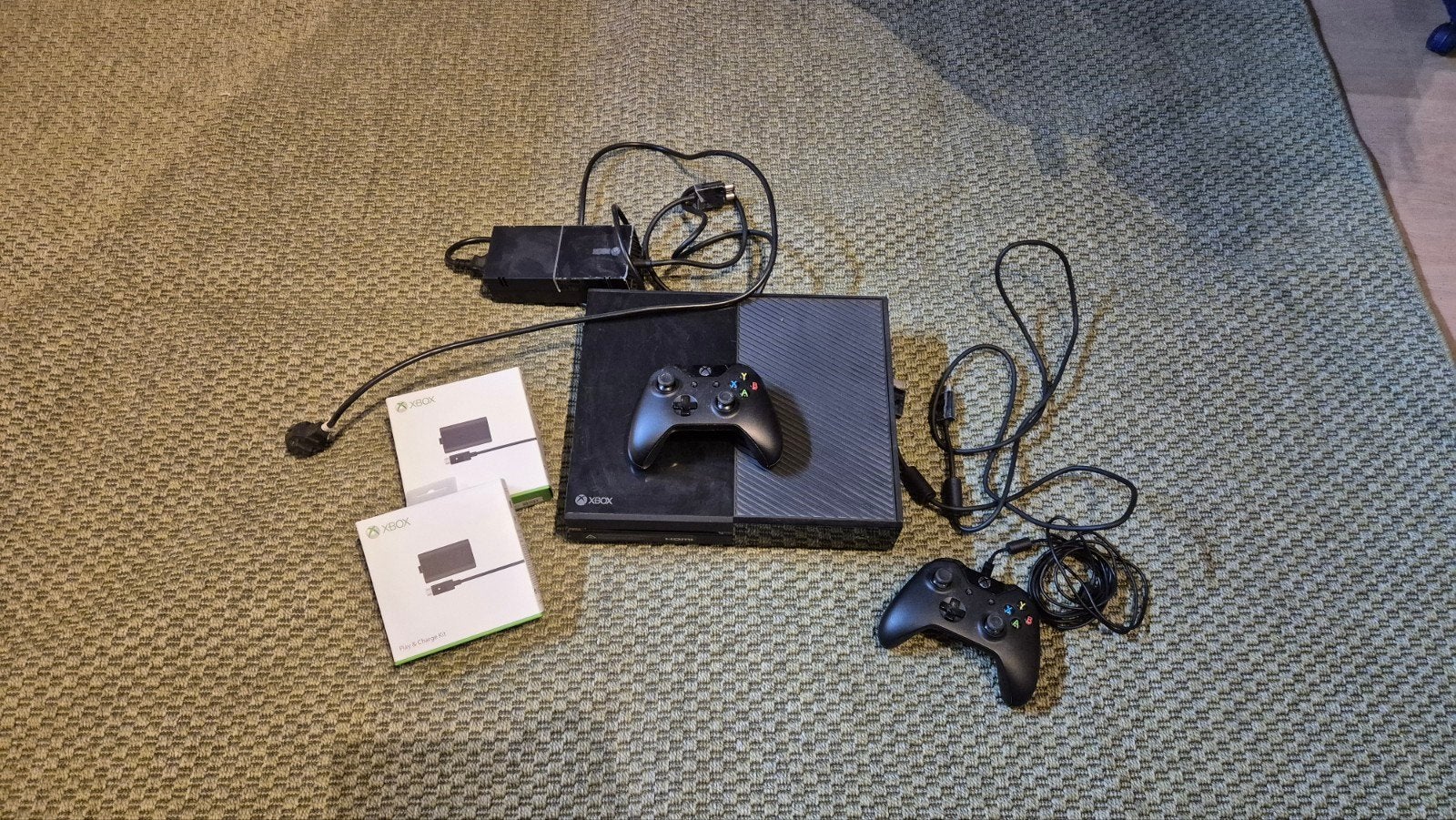 Xbox One 500GB Console met 2 controllers en accessoires, Ophalen, Xbox One, Met 2 controllers, 500 GB