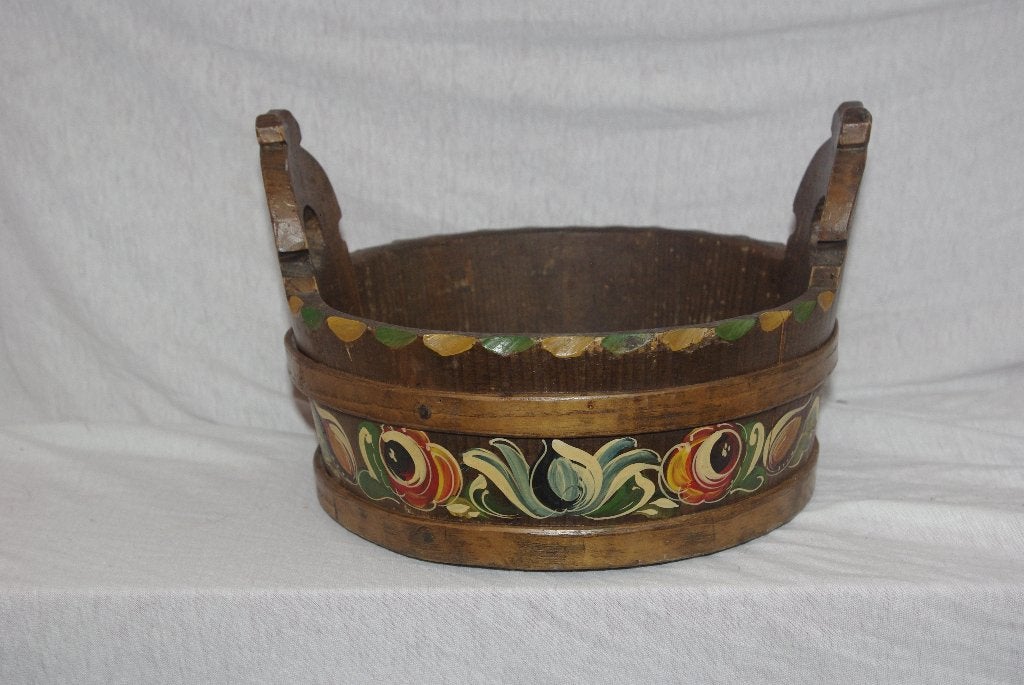 Handbeschilderde houten voorwerpen, Antiek en Kunst, Ophalen of Verzenden