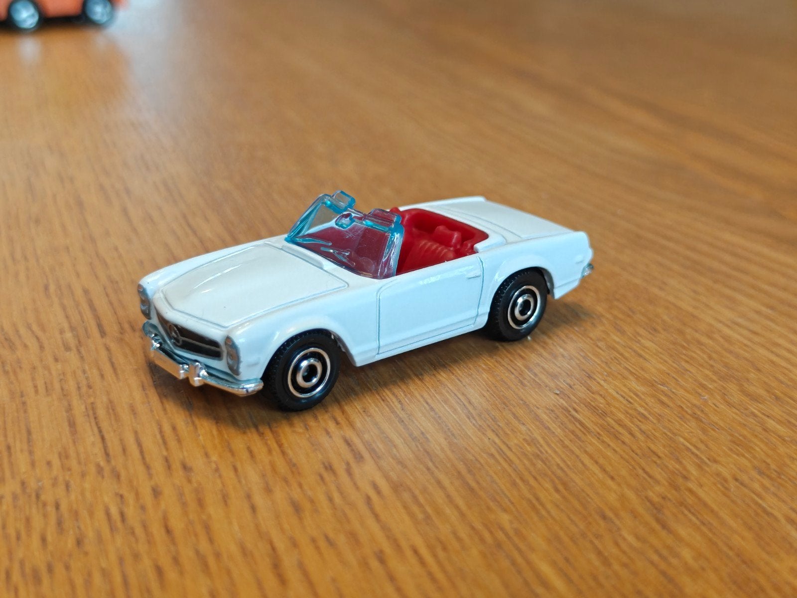 Matchbox Mercedes 230 SL WIT, Ophalen of Verzenden, Zo goed als nieuw, Auto