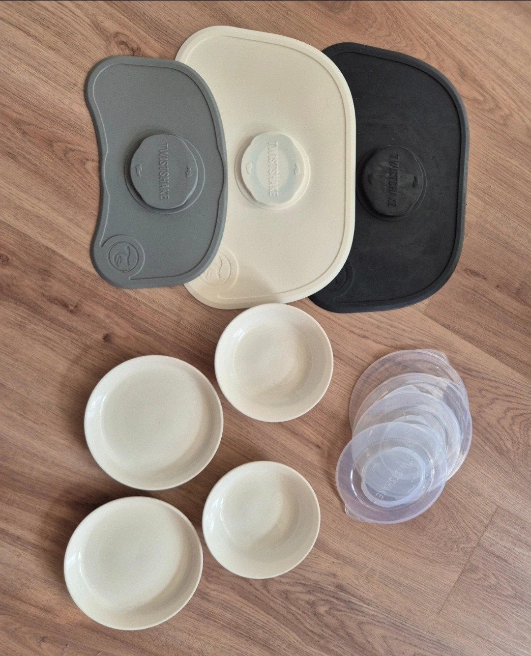 Twistshake placemats met bordjes en bakjes, Ophalen of Verzenden, Zo goed als nieuw, Overige typen