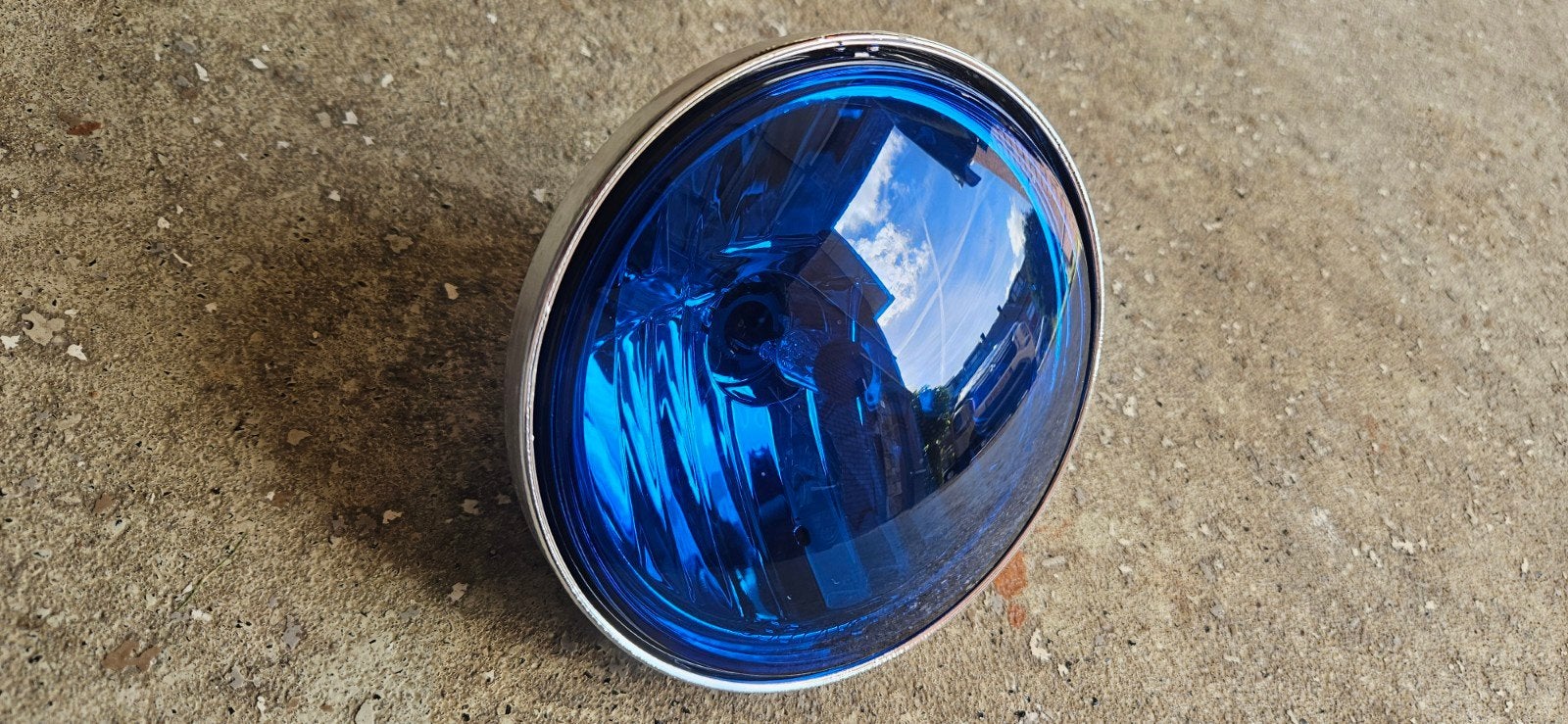 Blauwe lamp voor harley davidson police model, Motoren, Ophalen of Verzenden, Gebruikt