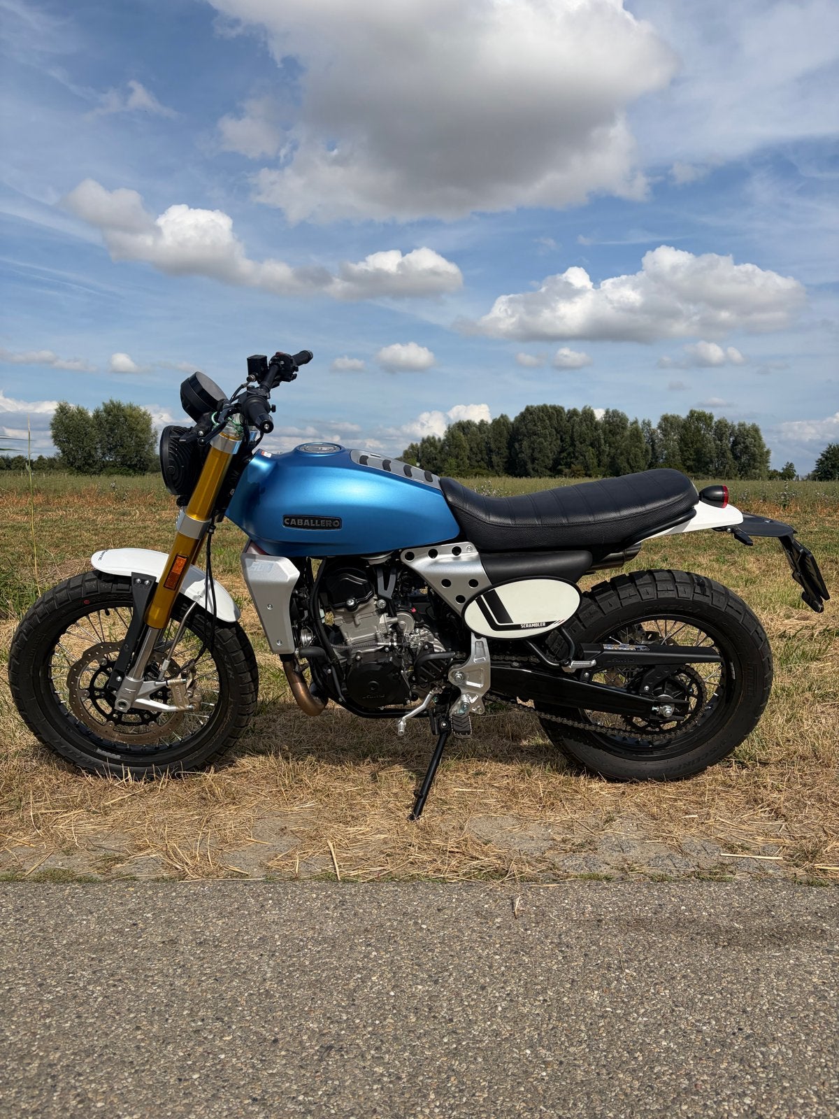 Fantic Caballero Scrambler 500 - Zo goed als nieuw!, Nieuw, 460 cc, Particulier, Minimaal motorrijbewijs A2