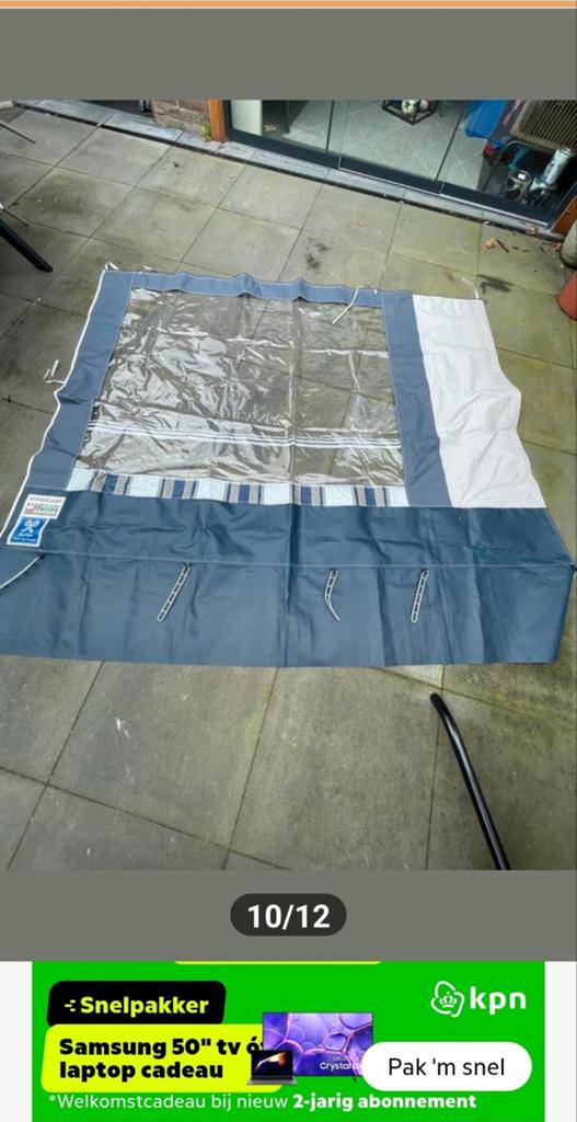 Te koop zijwanden luifel met rits. Hypercamp van Obelink, Ophalen, Zo goed als nieuw, Ten Cate All Season 200g/m2