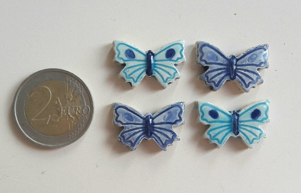 Mozaïek steentjes handgemaakte keramiek vlindertjes, L1B, Verzenden, Handgemaakt, Dieren, Nieuw