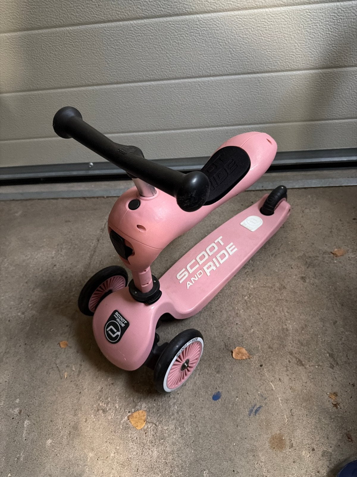 Scoot and Ride Highwaykick 1 - Roze step/loopfiets, Ophalen of Verzenden, Gebruikt, Gewone step