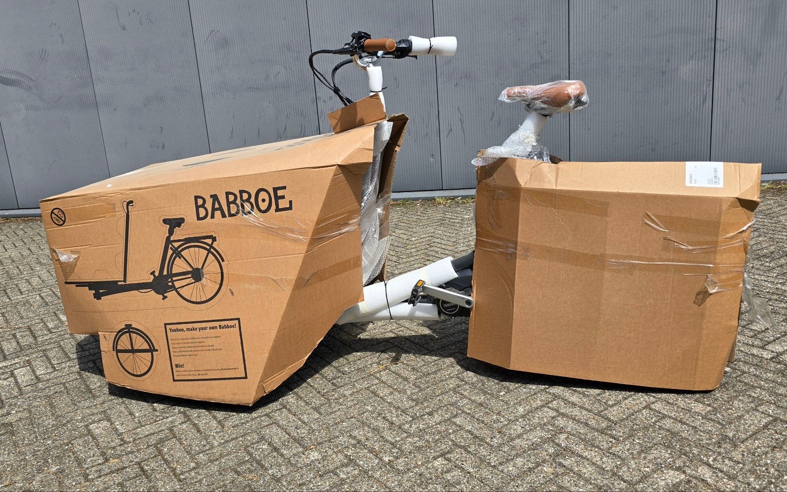 NIEUW Babboe curve mountain elektrische middenmotor NIEUW, Fietsen en Brommers, Fietsen | Bakfietsen, Ophalen of Verzenden, Nieuw