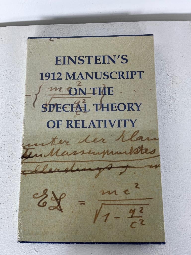 einstein's 1912 manuscript on the theory of relativity, Ophalen of Verzenden, Zo goed als nieuw, Natuurwetenschap
