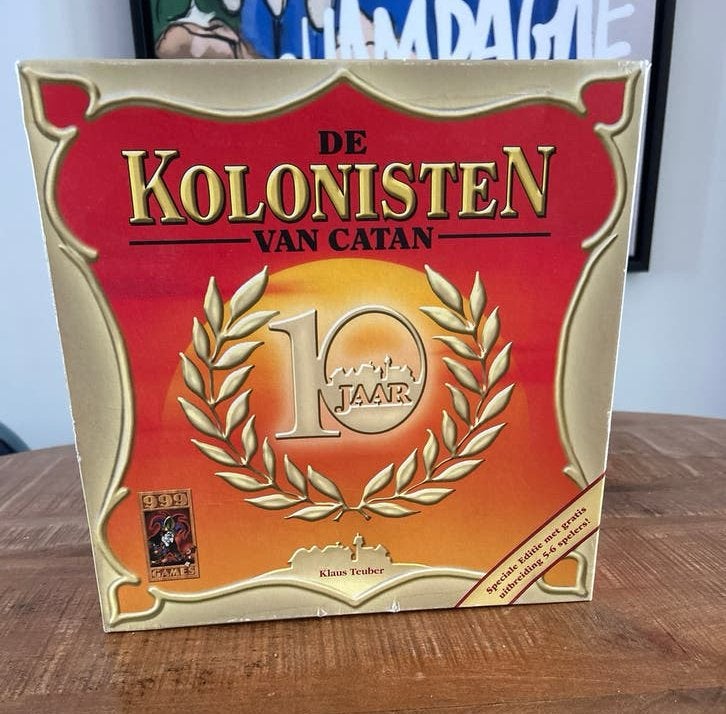 De Kolonisten van Catan 10 Jaar Jubileumeditie, Hobby en Vrije tijd, Gezelschapsspellen | Bordspellen, Vijf spelers of meer, Ophalen of Verzenden