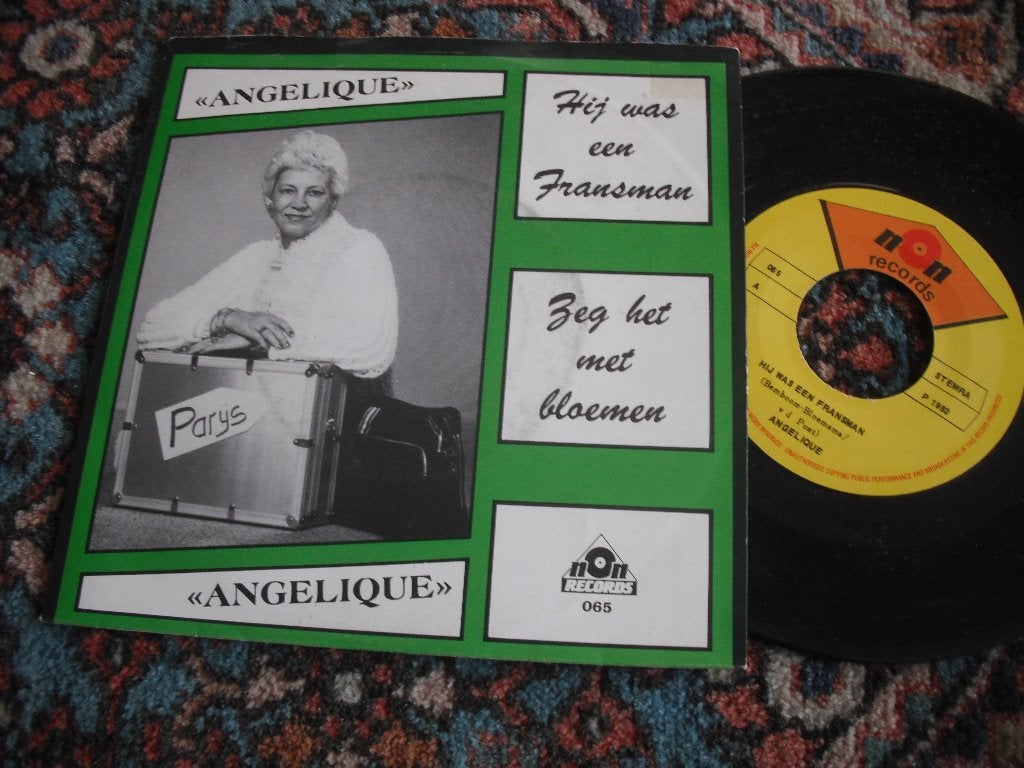 Angelique - Hij was een Fransman (el), Ophalen of Verzenden, Zo goed als nieuw, 12 inch, Levenslied of Smartlap