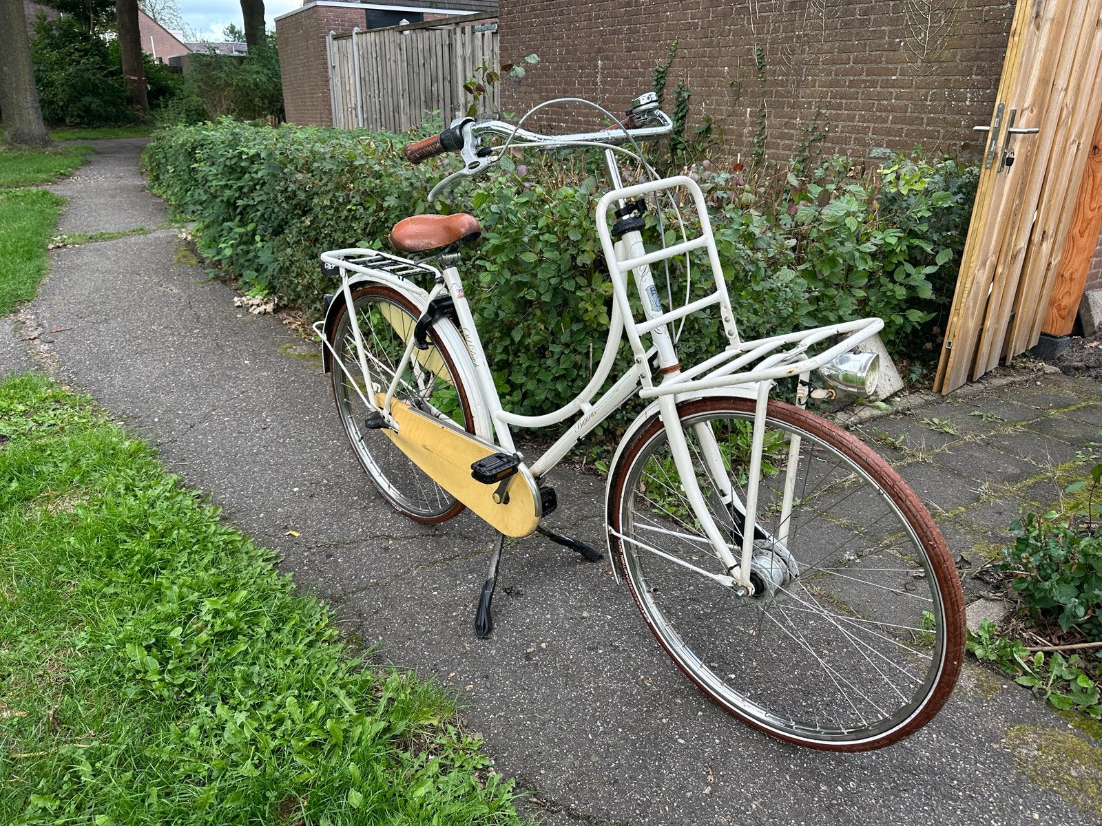 Damesfiets met voordrager, Ophalen of Verzenden, Gebruikt, Overige merken, Versnellingen