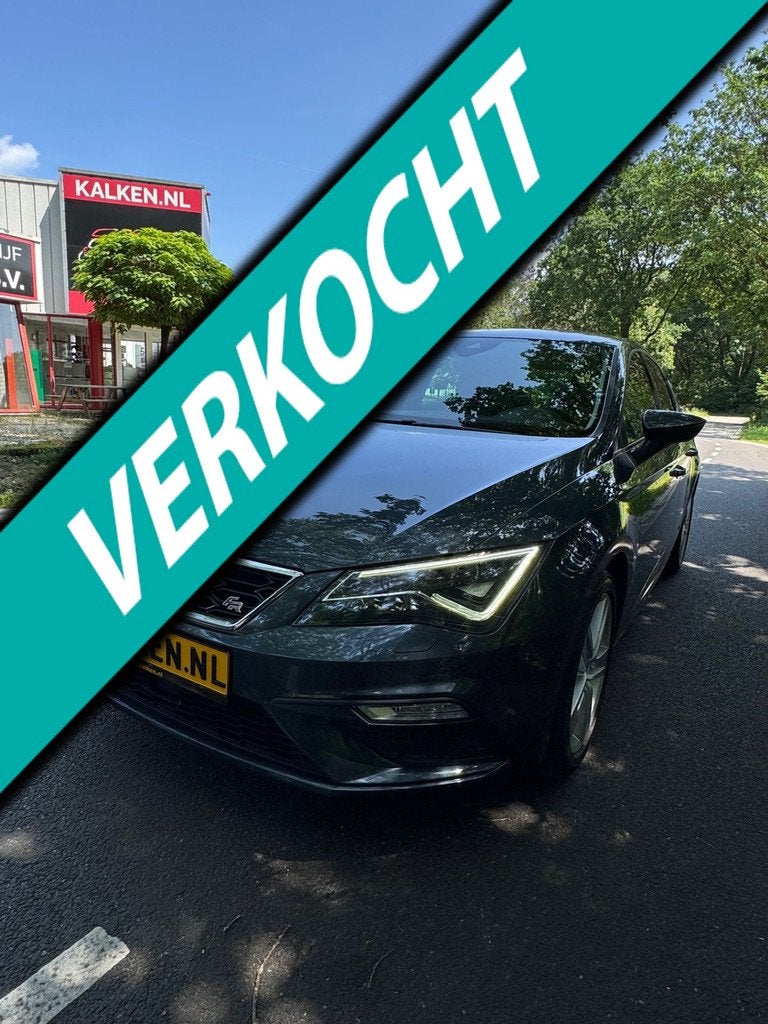Seat LEON FR 1.5 TSI Carplay, keyless, led koplampen 2019, Auto's, Seat, Voorwielaandrijving, 4 cilinders, Leon, 610 kg
