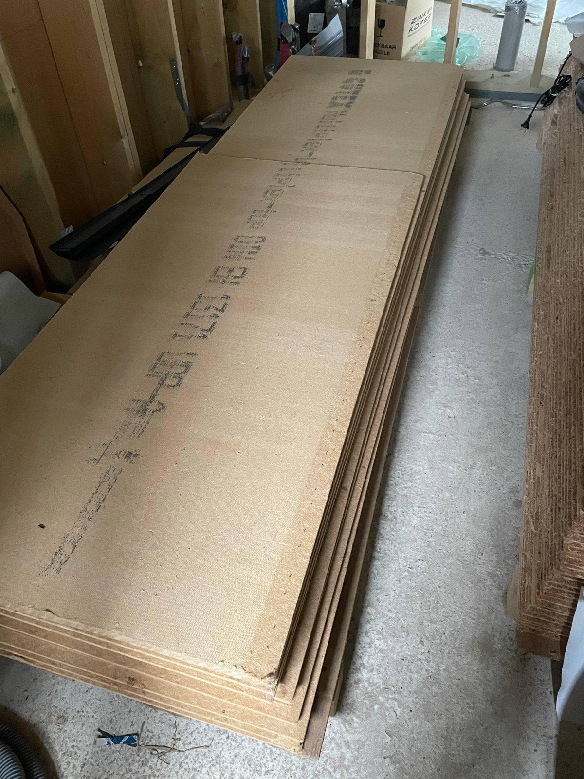 Gutex Multiplex platen 22mm - 13 stuks, Ophalen, Minder dan 25 mm, Overige typen, Nieuw