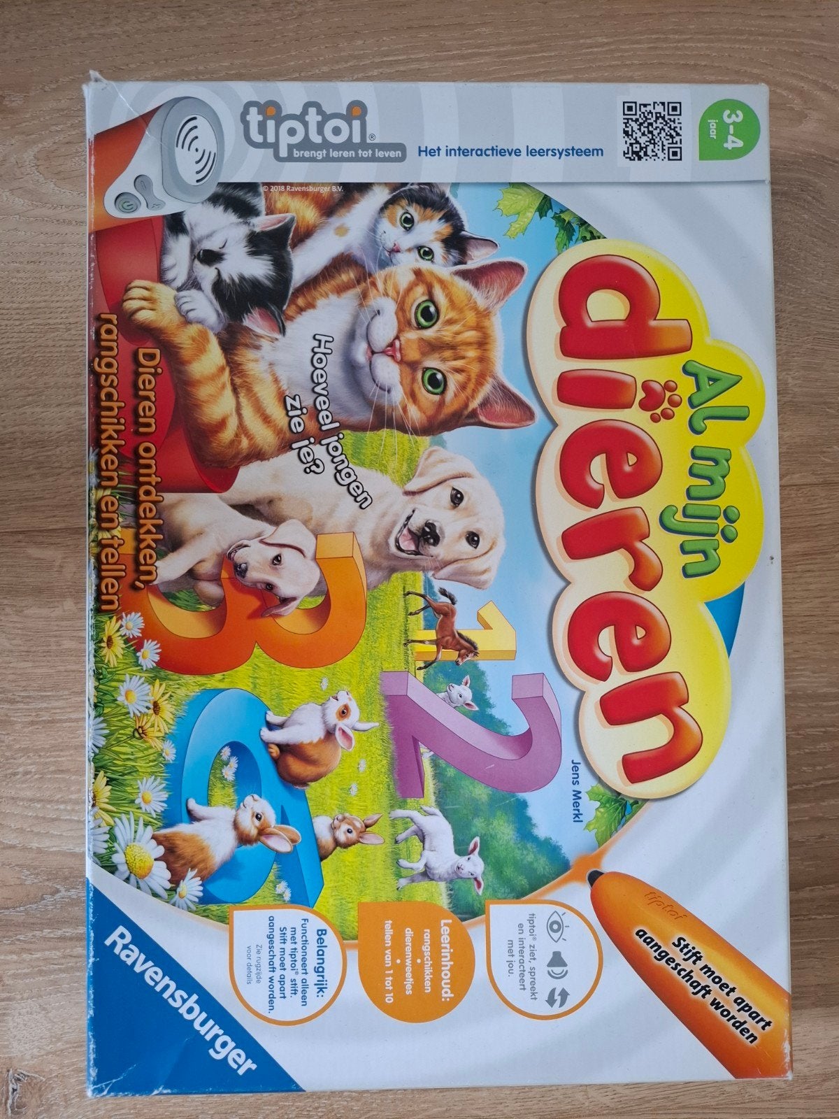 Tiptoi Al Mijn Dieren (exclusief stift), Ophalen of Verzenden, Zo goed als nieuw, Taal en Lezen, Met geluid