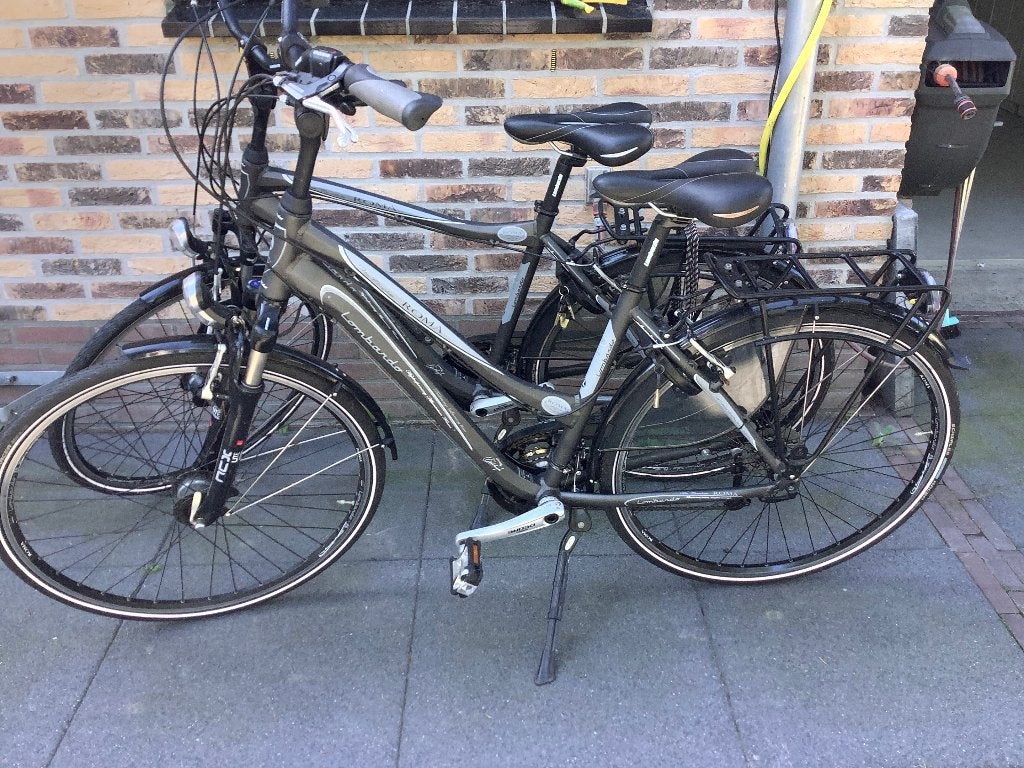 2 Sportieve 3*8 versnellingen Dames en herenfiets, Fietsen en Brommers, Fietsen | Dames | Damesfietsen, 53 tot 56 cm, Velgrem