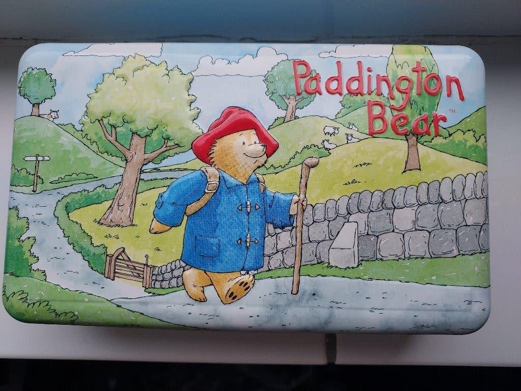 Blik met Paddington Bear, Verzamelen, Ophalen of Verzenden, Zo goed als nieuw, Overige, Douwe Egberts