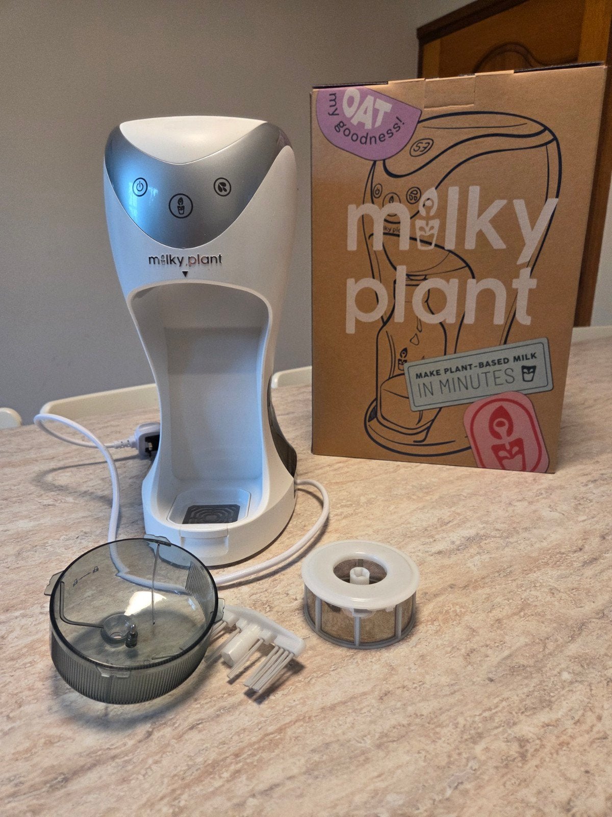 Milky Plant (plantaardige melk maker), Minder dan 1 liter, Ophalen of Verzenden, Zo goed als nieuw, 1 snelheid