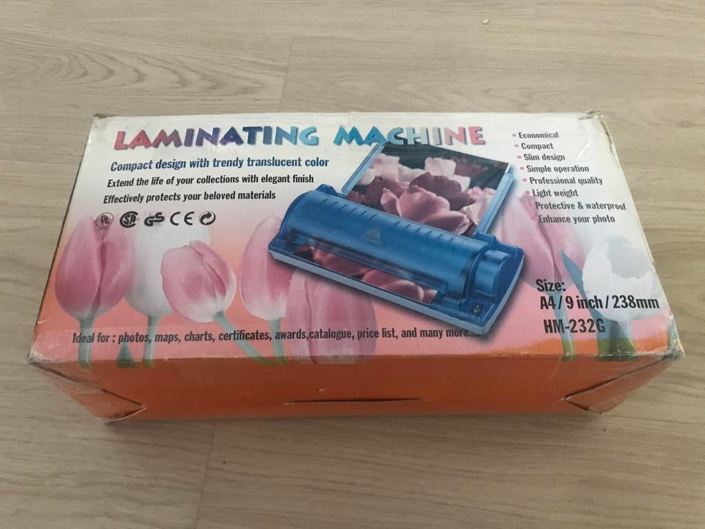 A4 Lamineermachine - Nieuwstaat, Diversen, Ophalen, Zo goed als nieuw
