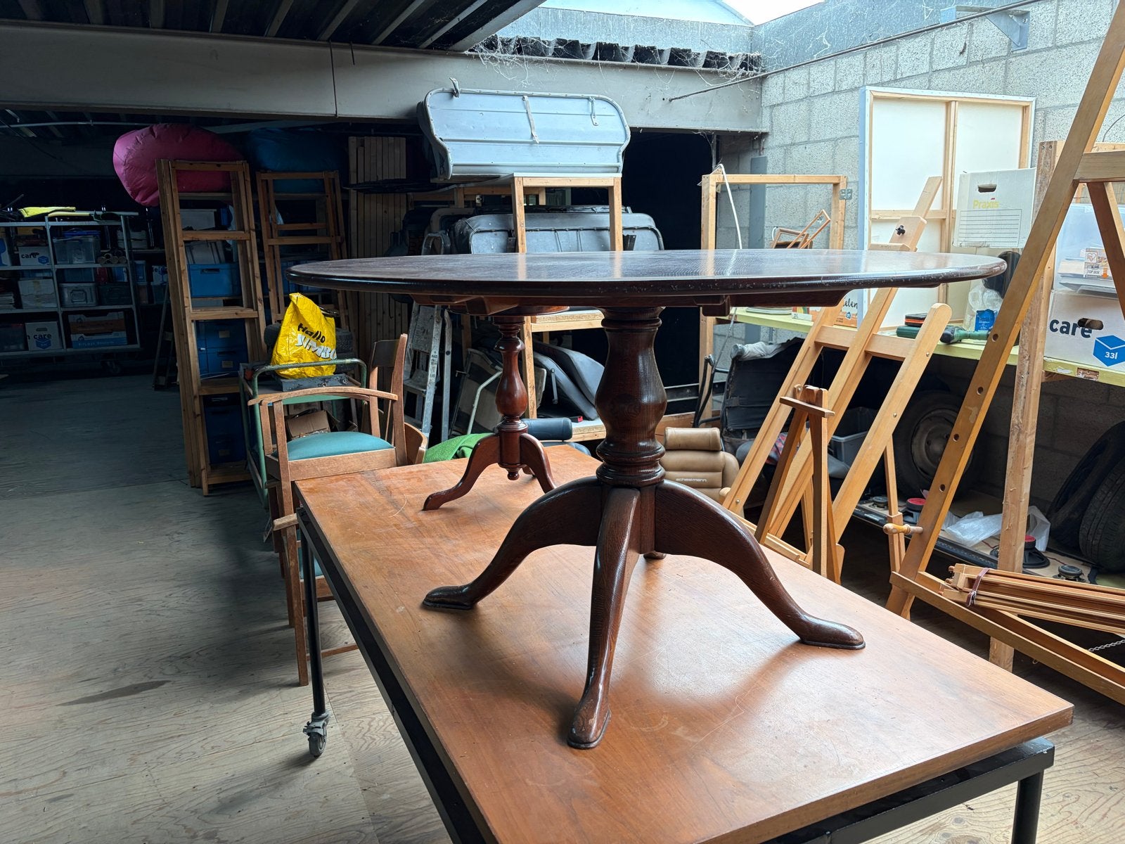 Set van 3 antieke tafels - Bijzettafels, Ophalen