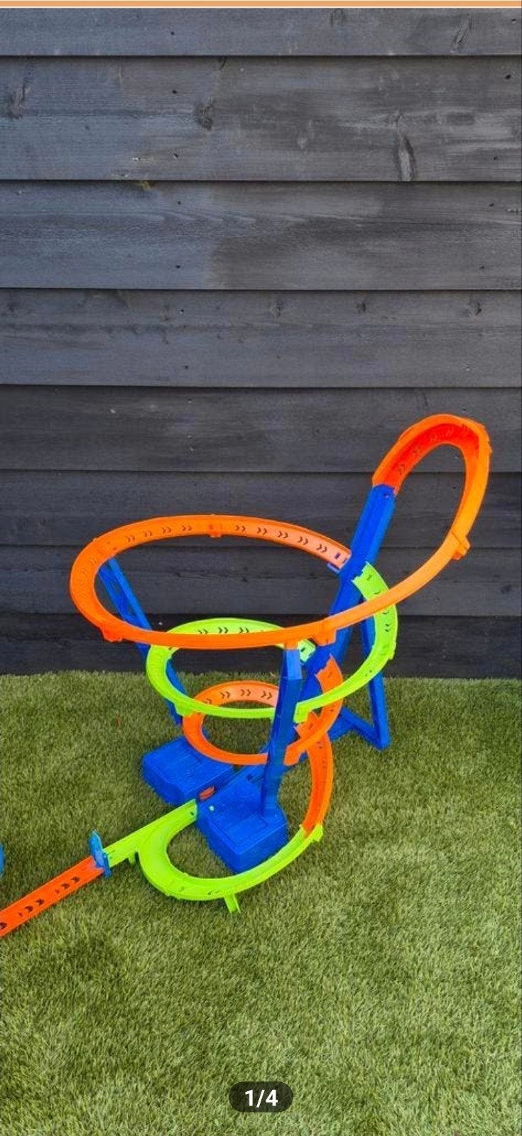 Hot Wheels Racebaan - Zo goed als nieuw, Racebaan, Ophalen of Verzenden, Zo goed als nieuw, Hot Wheels