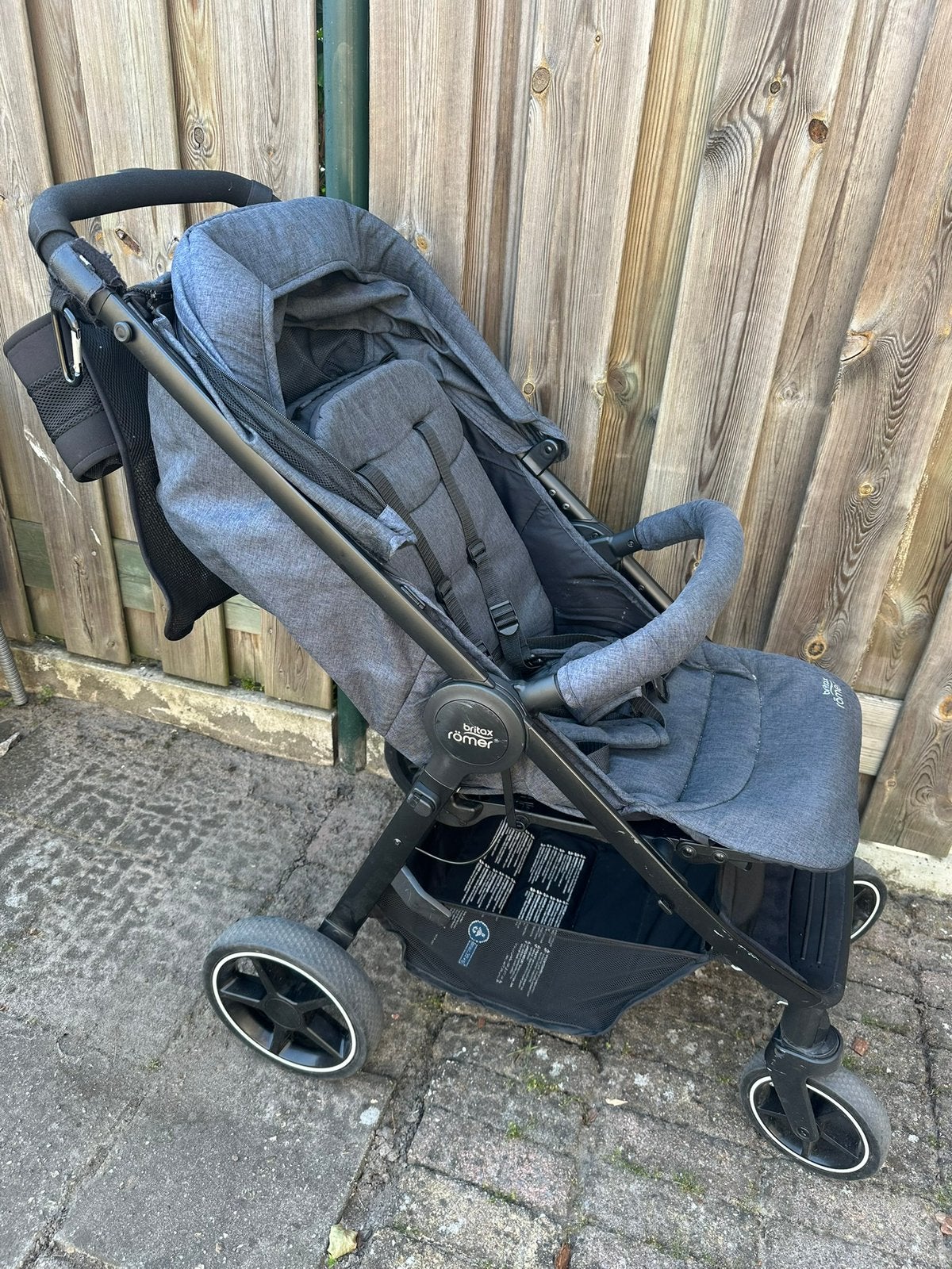 Britax Römer Buggy kinderwagen grijs, Ophalen, Zo goed als nieuw