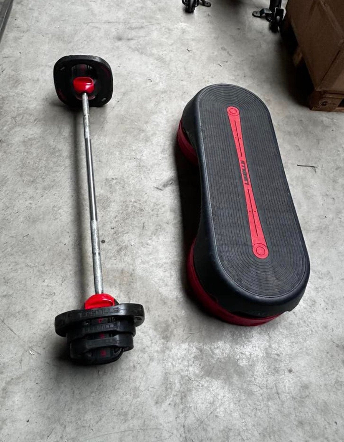 Lesmills Smartbar Set + Lesmills Step, Ophalen, Zo goed als nieuw, Overige typen