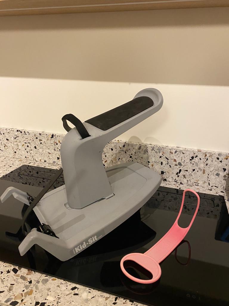 Kid-Sit meerijdplankje + roze Loopie handvat, Ophalen of Verzenden, Gebruikt, Overige merken
