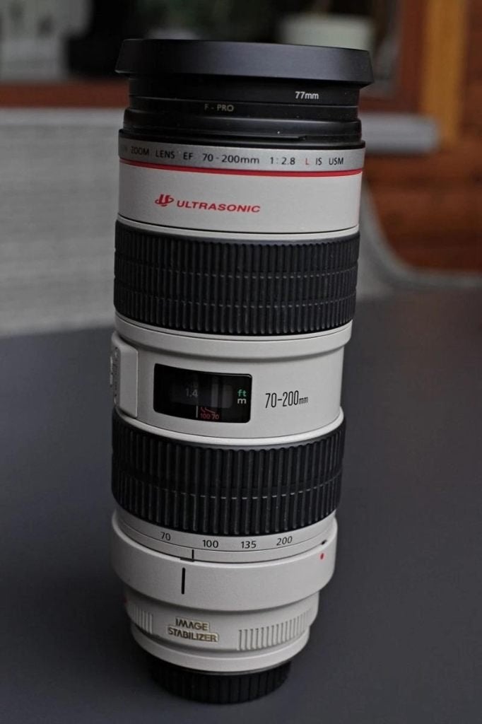 200mm f2.8L IS USM telelens in topstaat - Canon EF 70, Audio, Tv en Foto, Fotografie | Lenzen en Objectieven, Ophalen, Nieuw, Fisheye-lens