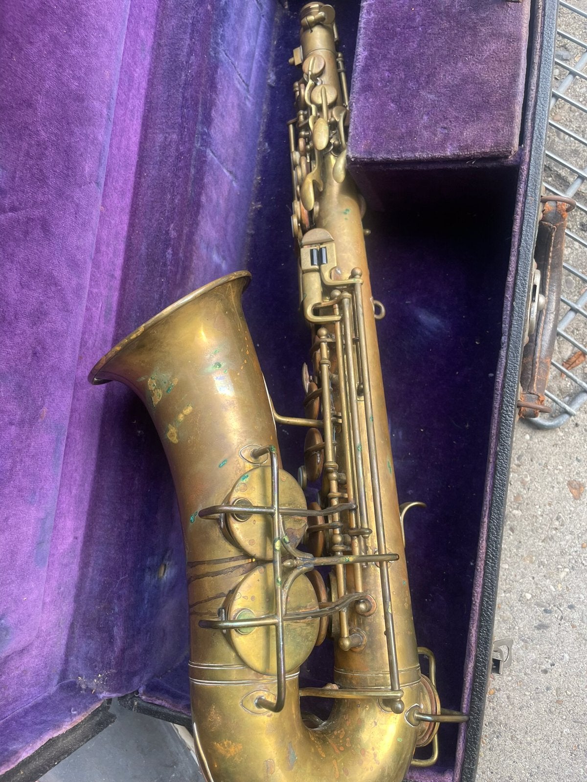 Vintage alt sax Elkhart USA, Muziek en Instrumenten, Blaasinstrumenten | Saxofoons, Ophalen of Verzenden, Gebruikt, Alt