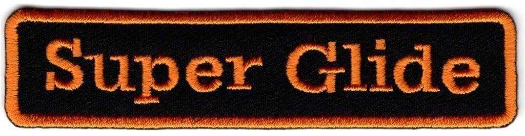 Harley Davidson Super Glide patch embleem #1, Verzenden, Nieuw