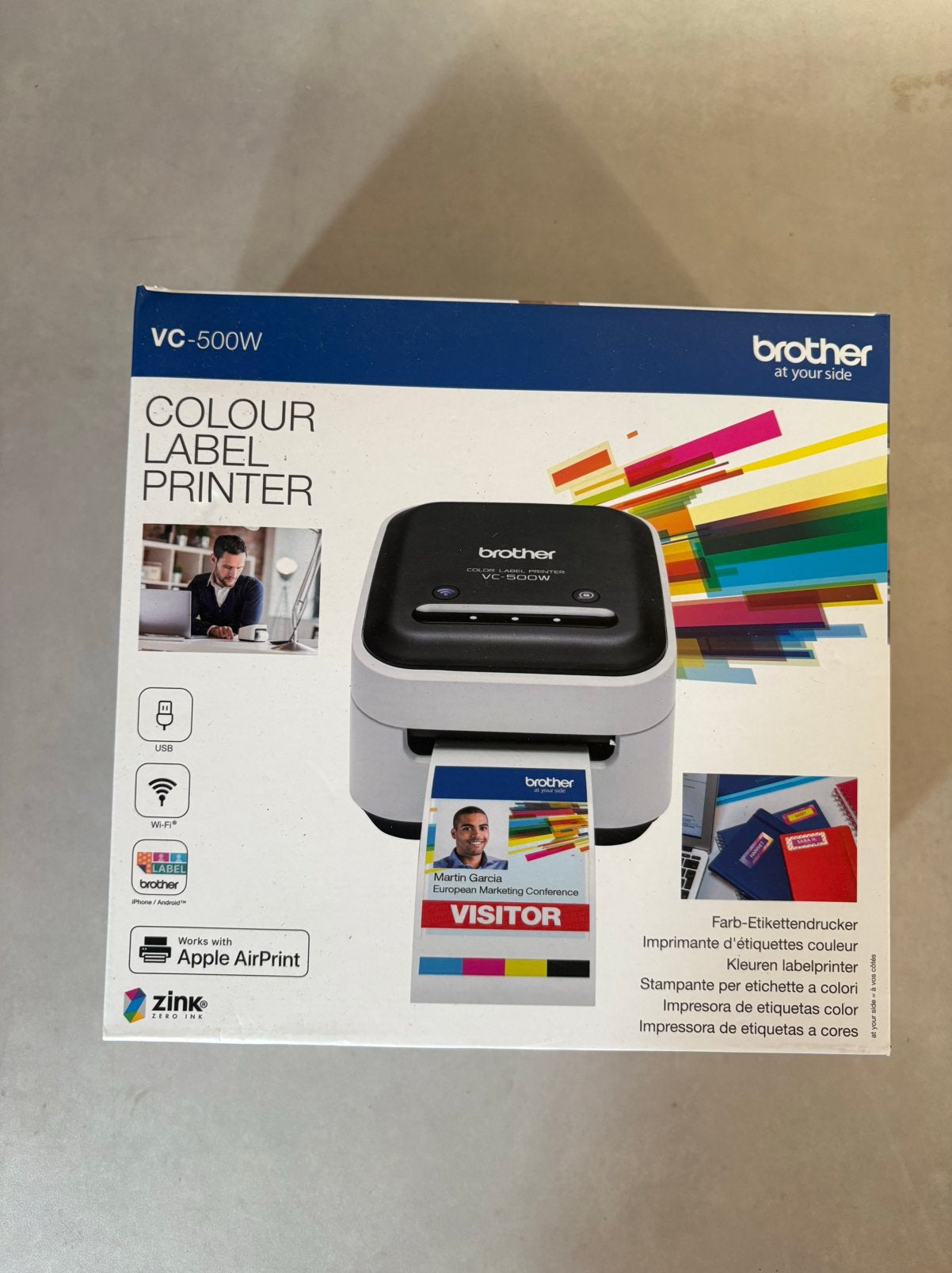 Brother VC-500w colour label printer, Computers en Software, Labelprinters, Ophalen of Verzenden, Nieuw