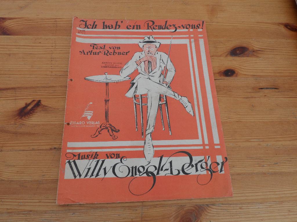 Ich hab' ein rendezvous - willy engel berger, Zang, Gebruikt, Ophalen of Verzenden, Artiest of Componist