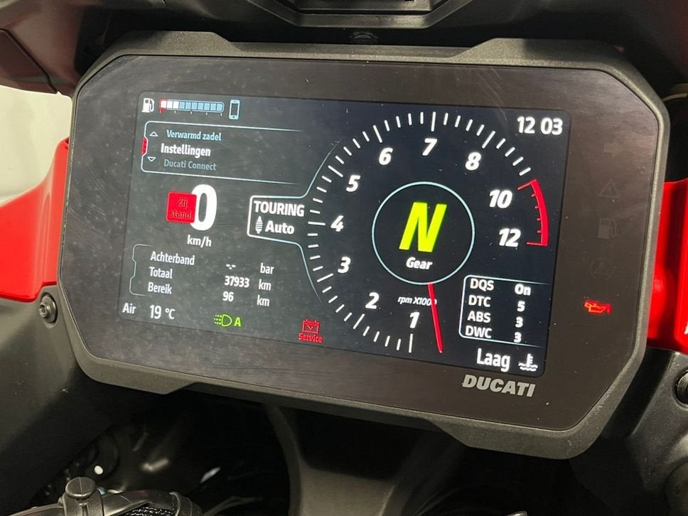 Ducati MULTISTRADA V4 S (bj 2021), 4 cilinders, Motorrijbewijs A, Bedrijf, Onbekend