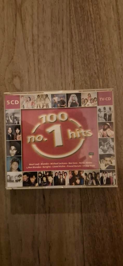 100 No. 1 Hits - Diverse Artiesten (5CD TV-CD), Cd's en Dvd's, Cd's | Verzamelalbums, Gebruikt, Pop, Boxset, Ophalen of Verzenden
