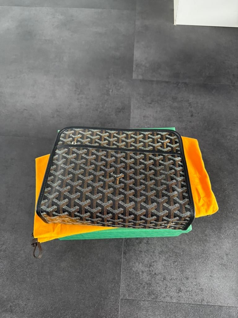 Goyard toiletry bag – zwart – 25 cm, Ophalen of Verzenden, Nieuw
