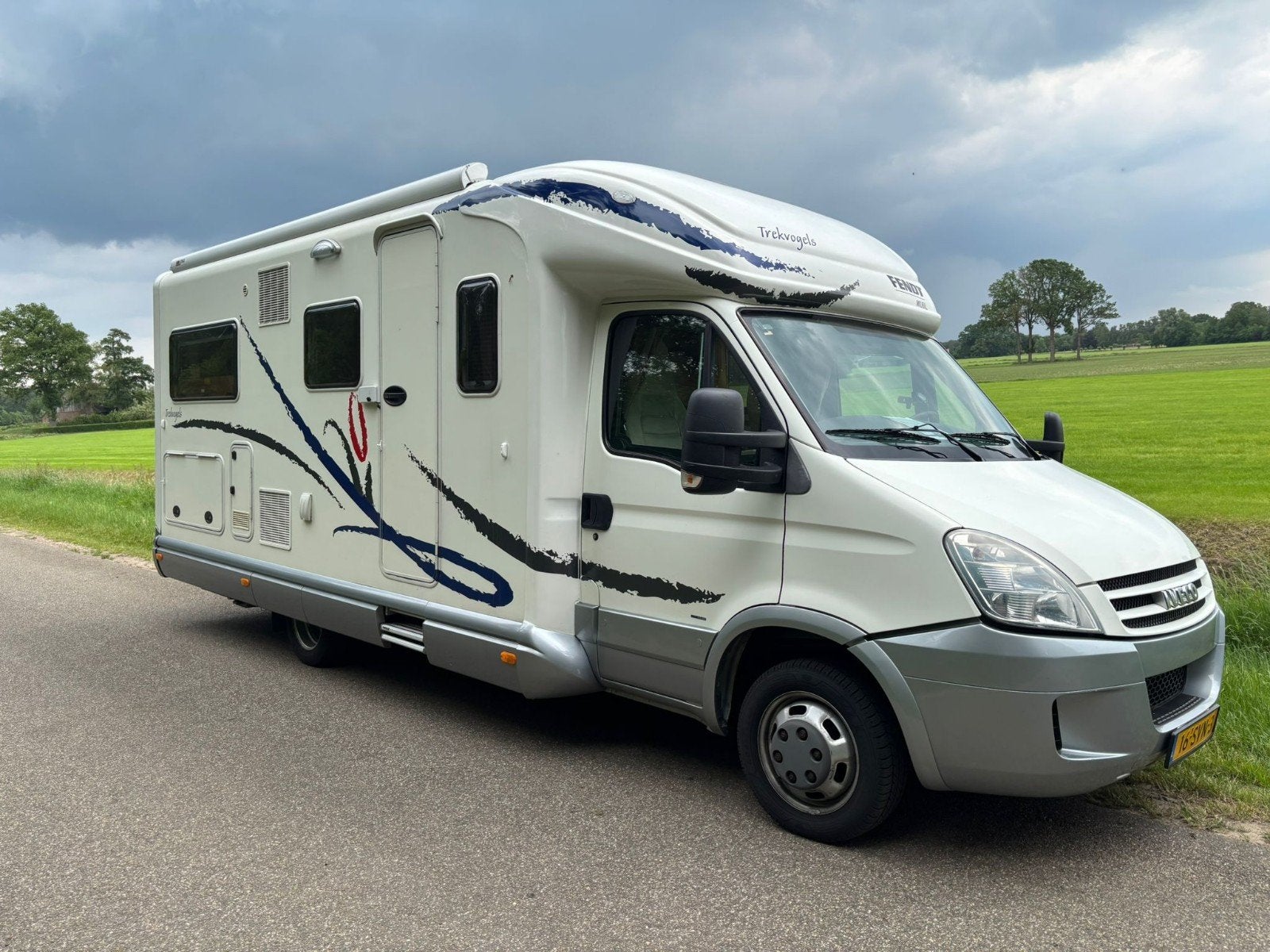 Fendt Iveco 3.0L - 2x AIRCO - Luxe uitvoering, Caravans en Kamperen, Campers, Overige merken, Standaard zit, Luifel, Ringverwarming
