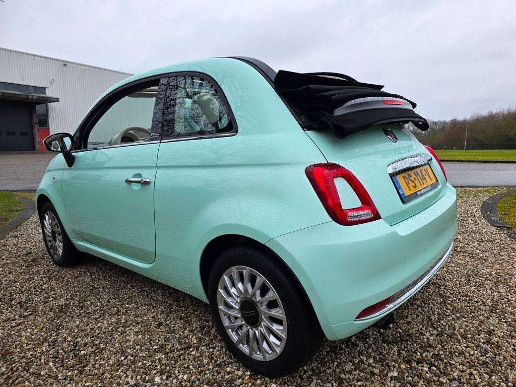 Fiat 500 C 0.9 TwinAir Turbo Lounge AIRCO/cruise cabrio, Auto's, Gebruikt, Cabriolet, Start-stop-systeem, Origineel Nederlands