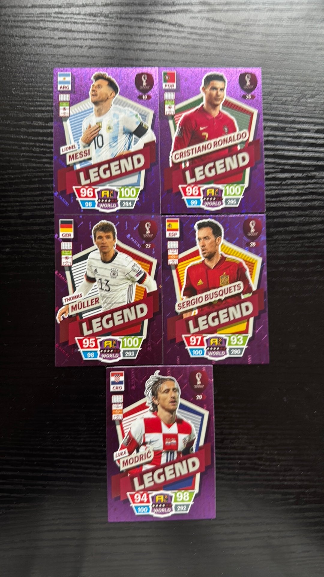 Legend kaarten wk 2022, Hobby en Vrije tijd, Stickers en Plaatjes, Ophalen of Verzenden, Zo goed als nieuw, Meerdere plaatjes